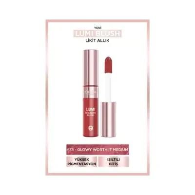 L'Oréal Paris Lumi Likit Liquid Blush - 635 Glowy Worth It Medium for Natural Makeup and Healthy Glow