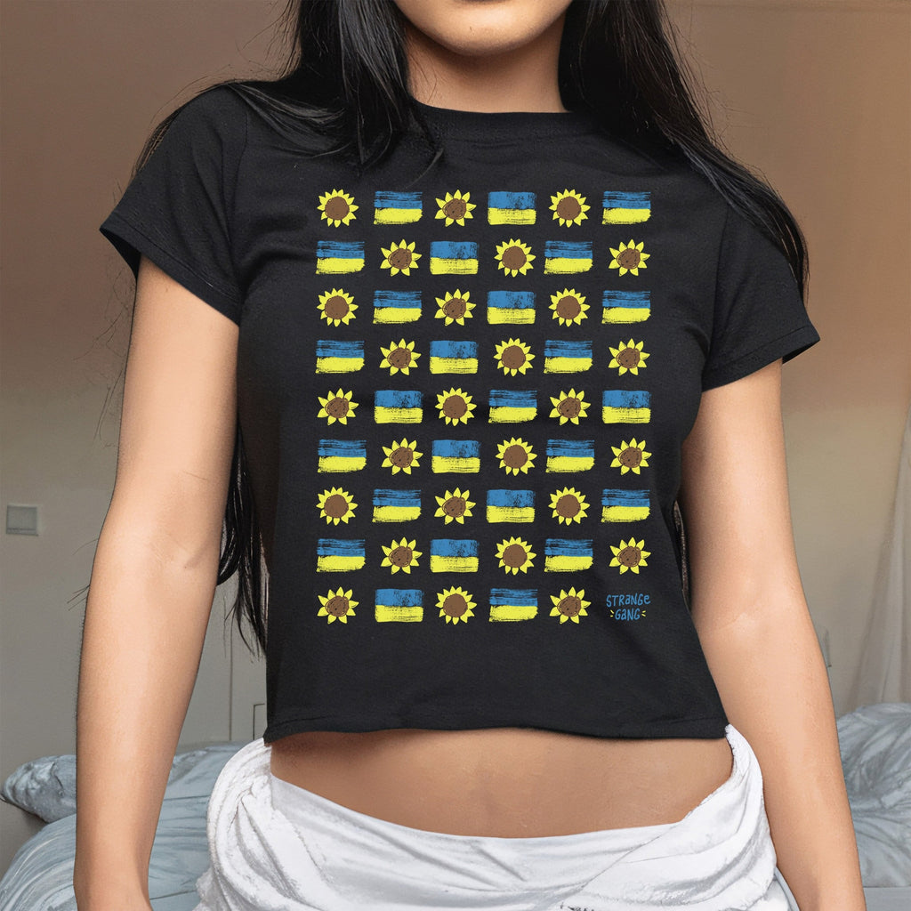 Ukraine Sunflowers Women's Baby Tee