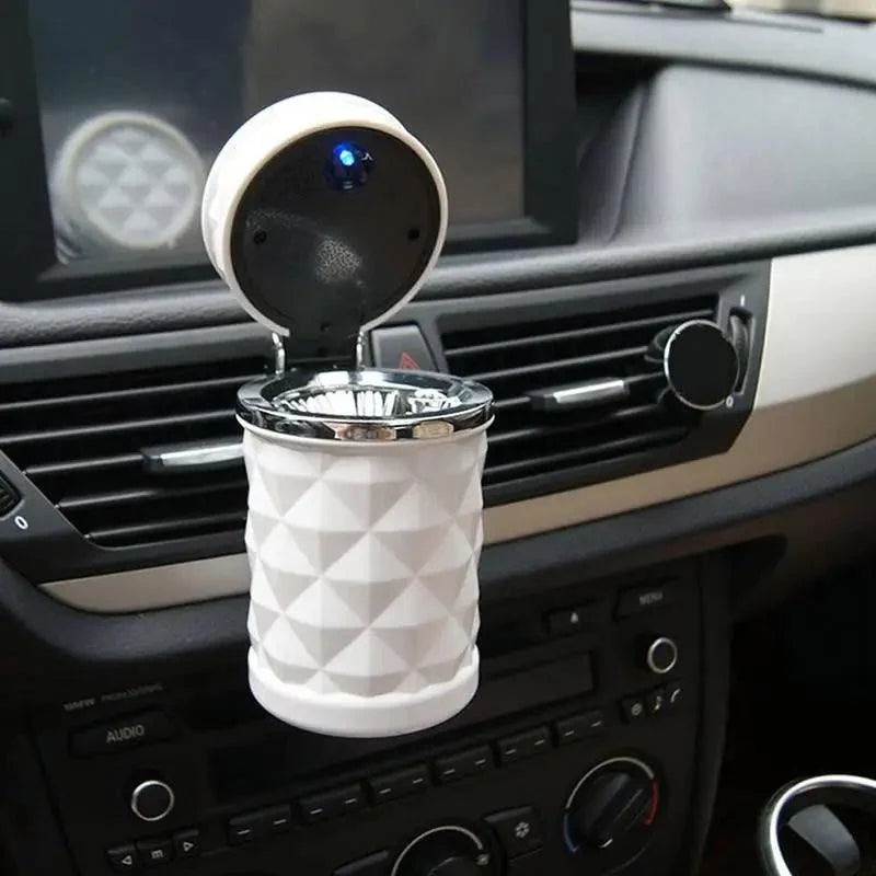 Universal LED Light Car Ashtray Cigarette Holder Car Accessories Portable Luxurious Design Ashtrays For Cars