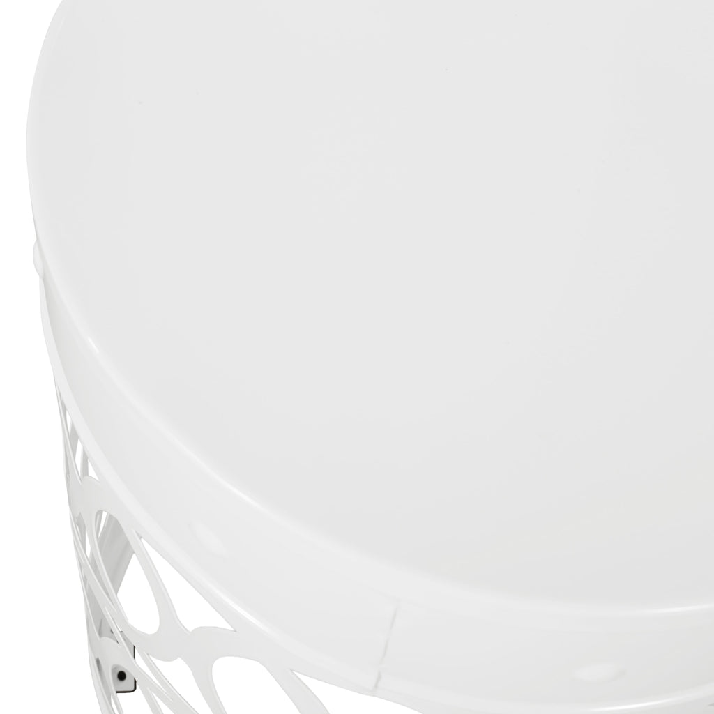 Outdoor Metal S/2 End Table