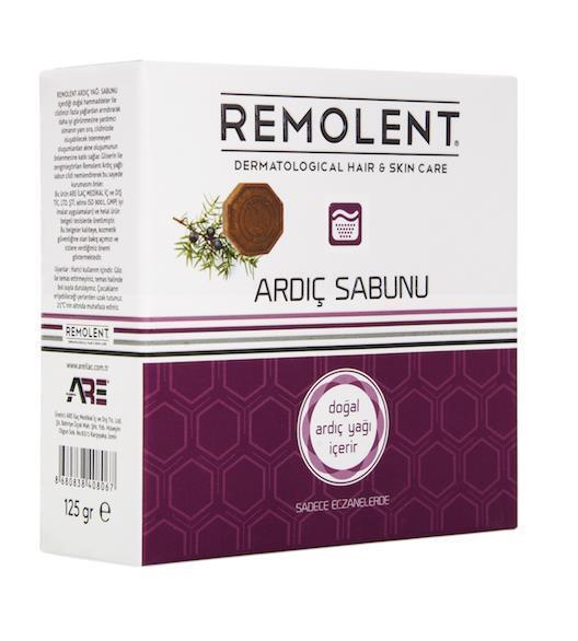 Remolent Juniper Tar Soap: Natural Juniper Tar Oil Soap for Eczema & Psoriasis Relief - Traditional Skin Cleansing