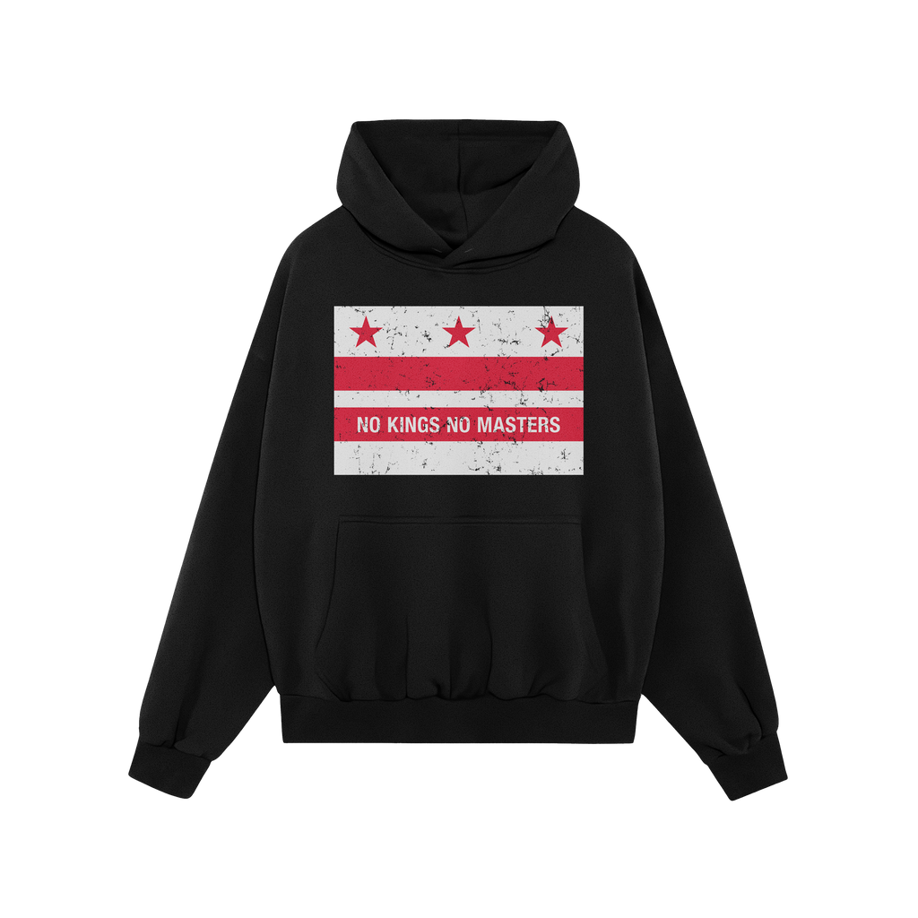 Washington DC No Kings Flag Hoodie