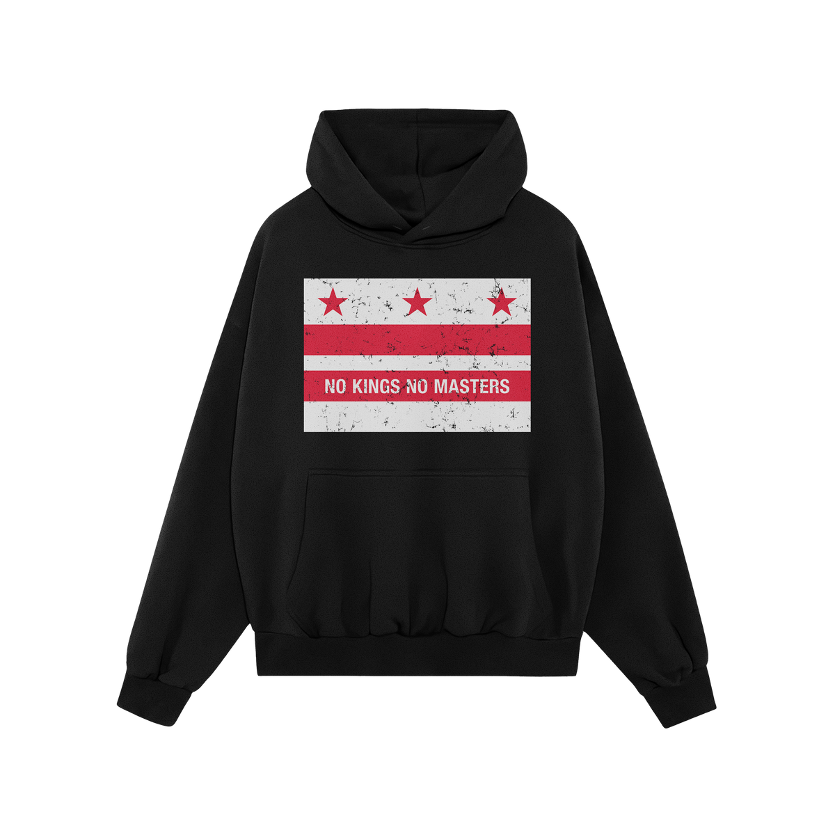 Washington DC No Kings Flag Hoodie