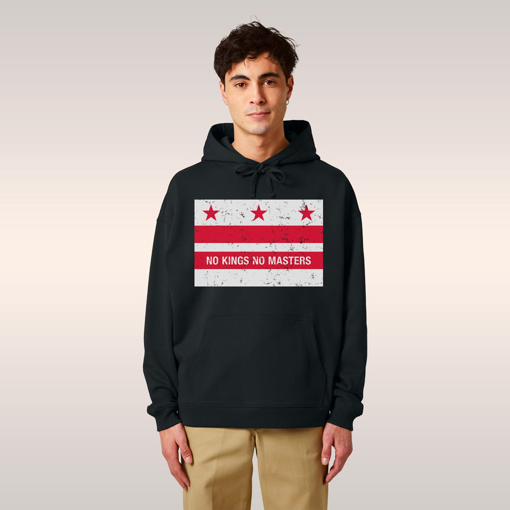 Washington DC No Kings Flag Hoodie & Sweatshirt