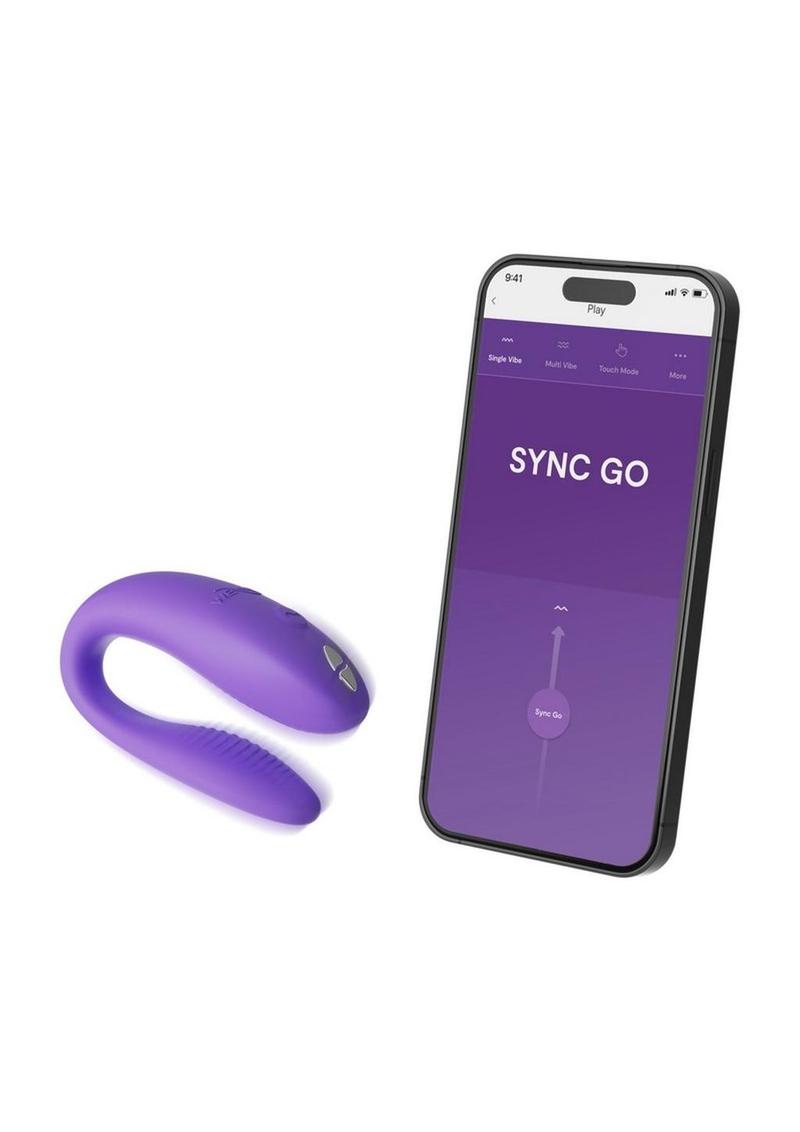 We Vibe Sync Go App-Controlled Travel Friendly Couples Vibrator
