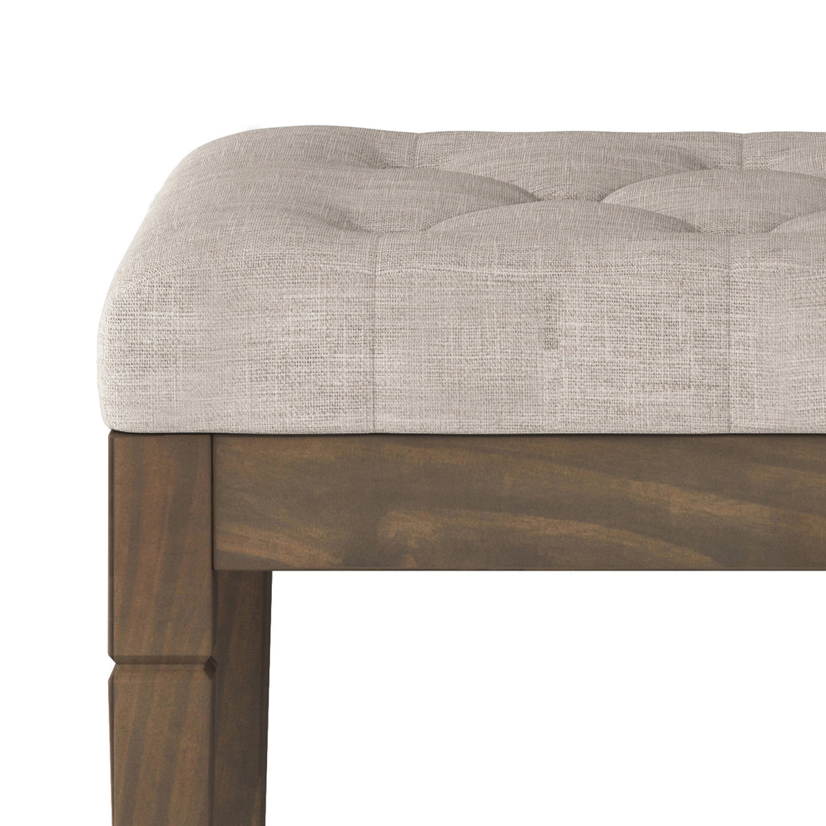 Waverly Small Tufted Ottoman Bench