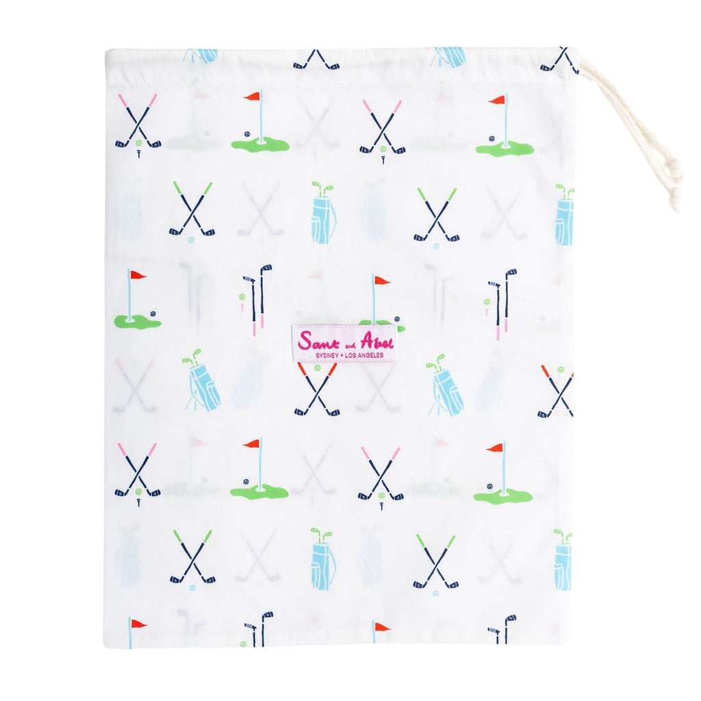 Women's Golf Long PJ Set - Organic Cotton Poplin