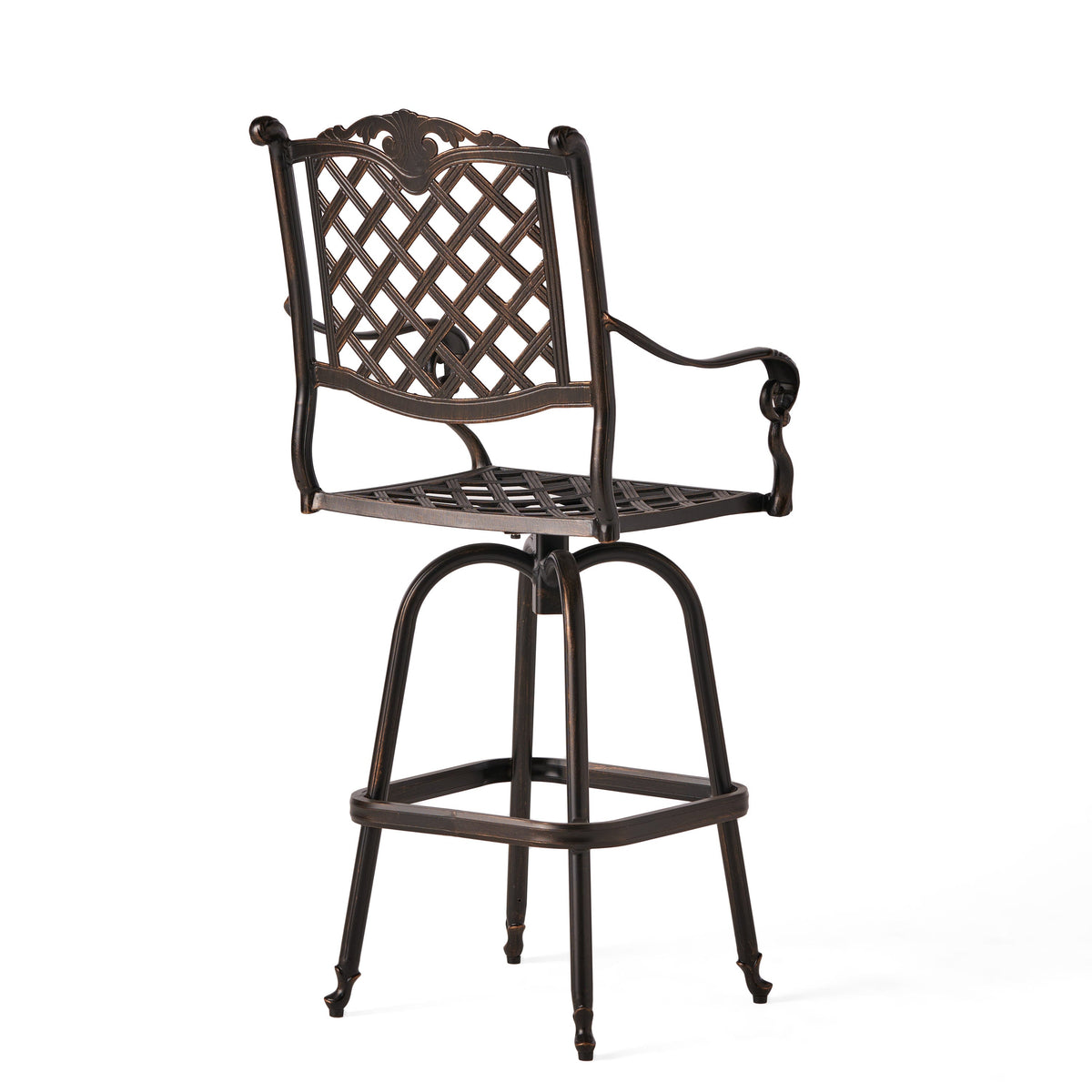 Cast Aluminum Bar Stool