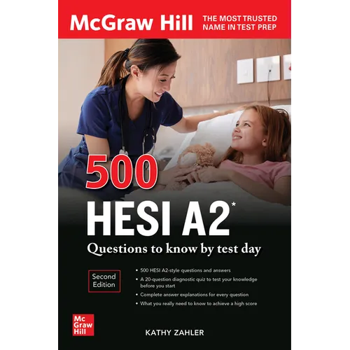 500 Hesi A2 Questions to Know by Test Day, Second Edition - Paperback
