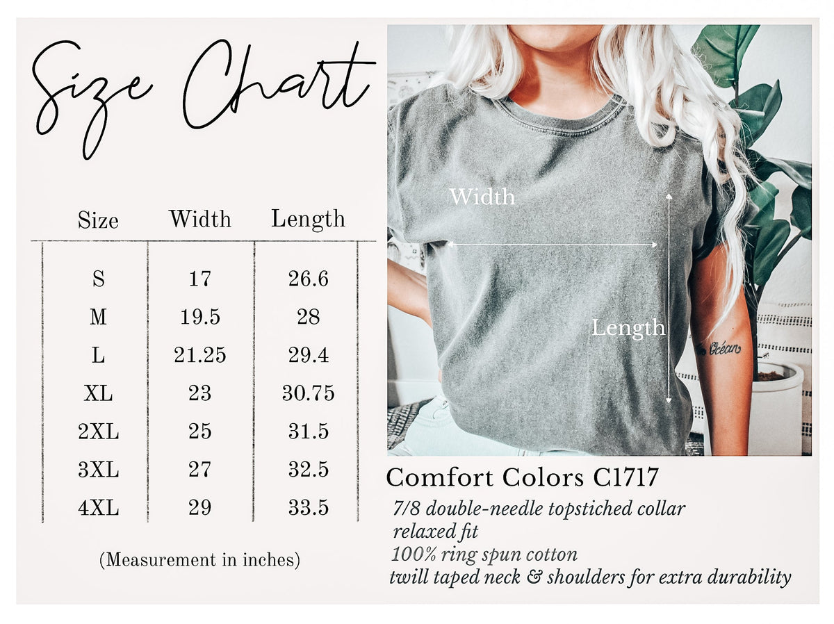 Indiana State Flower Comfort Colors Tee