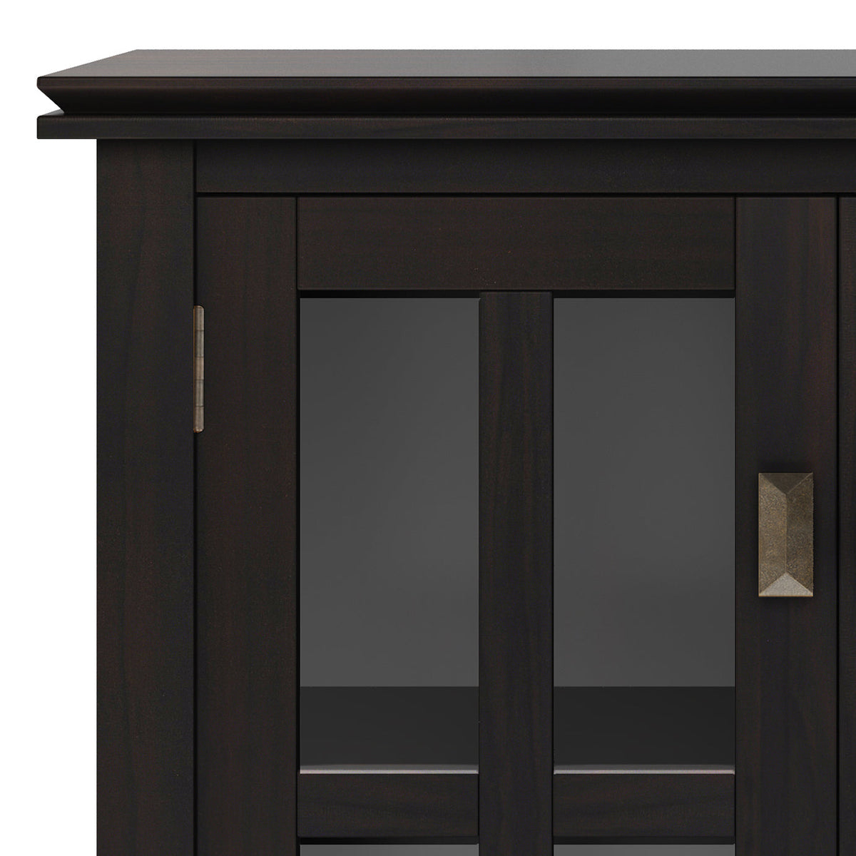 Artisan 30 Inch Wide Solid Wood Low Storage Cabinet in Hickory