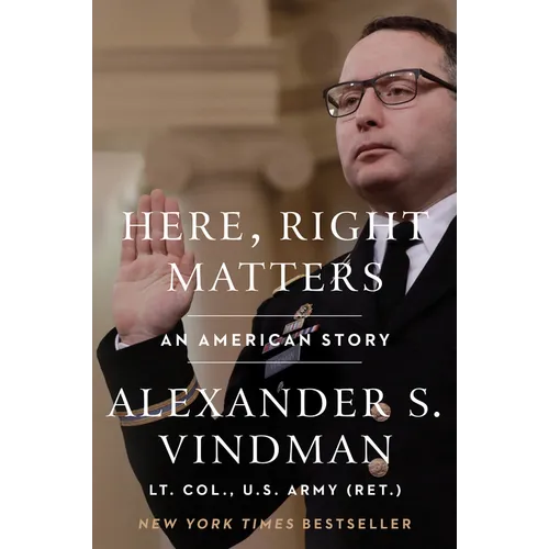 Here, Right Matters: An American Story - Paperback