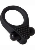 Zero Tolerance Black Knight Silicone Vibrating Textured Cock Ring