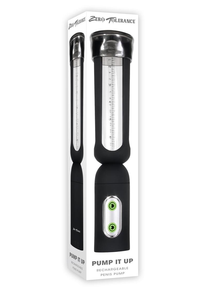 Zero Tolerance Pump It Up Rechargeable Pump with Progress Scale
