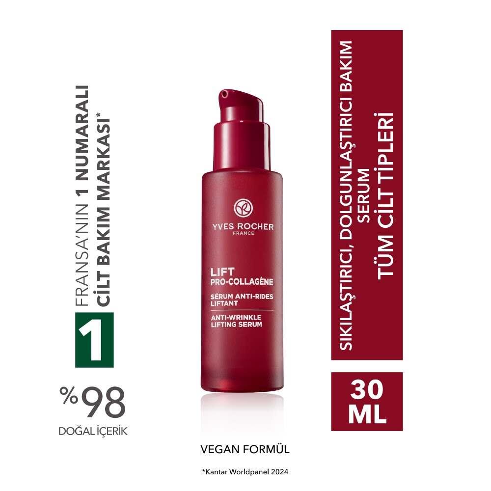 Yves Rocher Lift Pro Collagene Plumping Serum with Plant Collagen & Hyaluronic Acid 30ml